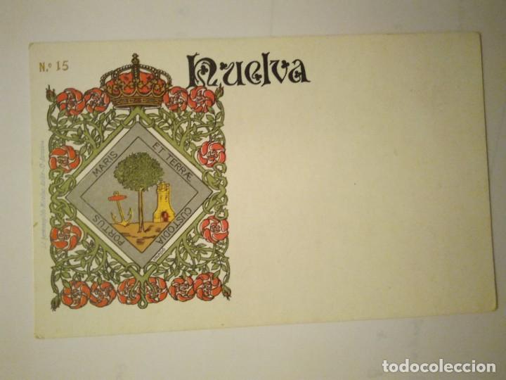 Postales: ESCUDO DE HUELVA.  .  NO CIRCULADA. - Foto 1