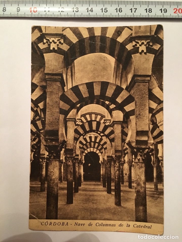 Postales: Postal. CORDOBA. Nave de columnas de la Catedral. H. 1930