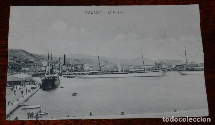 Postales: POSTAL DE MALAGA, EL PUERTO, EDICI&Oacute;N DOMINGO DEL RIO, NO CIRCULADA.