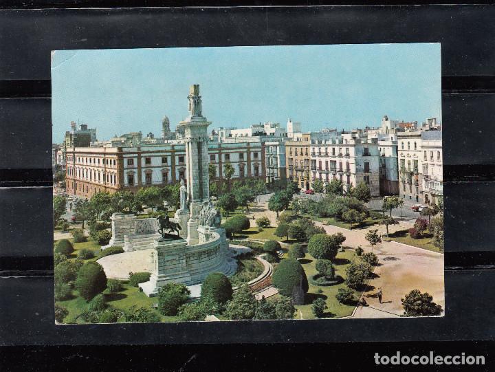 Postales: 1.371. CADIZ. PLAZA DE ESPA&Ntilde;A