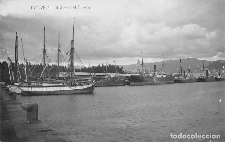Postales: M&Aacute;LAGA.- VISTA DEL PUERTO