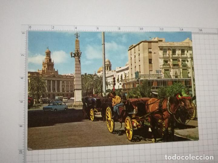 Postales: POSTAL N&ordm; 127 - ANDALUCIA - CADIZ, PLAZA SAN JUAN DE DIOS - ED. ALFA 1975
