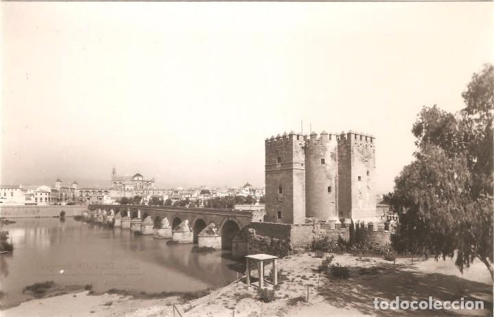 Postales: C&Oacute;RDOBA LA CALAHORRA Y PUENTE ROMANO SOBRE EL GUADALQUIVIR FOTO POSTAL
