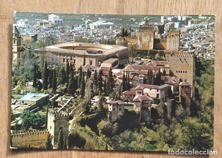 Postales: GRANADA - VISTA DE LA ALHAMBRA - Foto 1