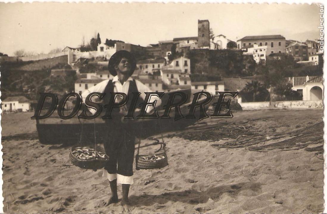 Postales: POSTAL, TORREMOLINOS,-M&Aacute;LAGA, T&Iacute;PICO VENDEDOR DE PESCADO, ED. DIEGO CORT&Eacute;S, SIN CIRCULAR