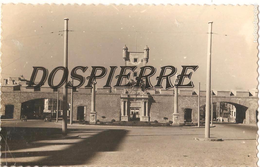 Postales: POSTAL, CADIZ, PUERTA DE TIERRA, ED. AISA, SIN CIRCULAR