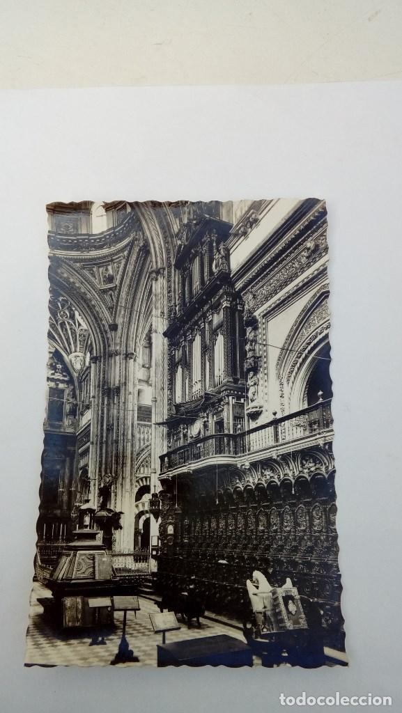 Postales: POSTAL DE CORDOBA ANTIGUA DETALLE DEL CORO DE LA CATEDRAL Y ORGANO EDICIONES ARRIBAS SIN CIRCULAR