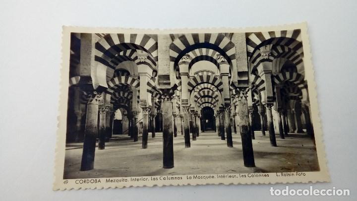 Postales: POSTAL DE CORDOBA ANTIGUA MEZQUITA INTERIOR LAS COLUMNAS L. ROISIN FOTO