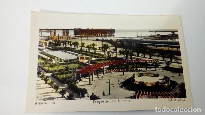Postales: POSTAL DE ALMERIA ANTIGUA PARQUE DE JOSE ANTONIO N&ordm; 25 ED. ARRIBAS