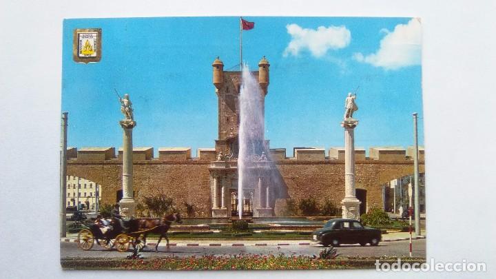 Postales: POSTAL DE CADIZ, PUERTA DE TIERRA, N 1140