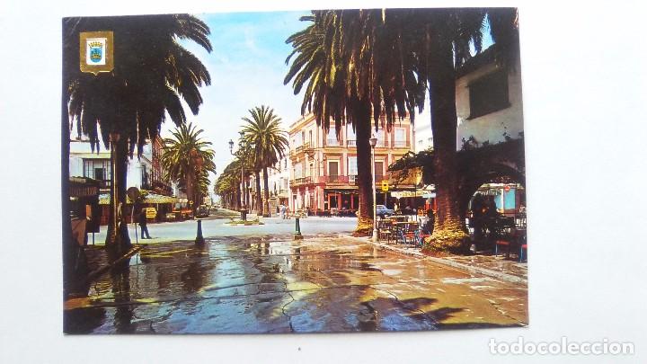 Postales: POSTAL DE CADIZ, PUERTO DE SANTA MARIA. PASEO DEL PARQUE CALDERON. N 23. ESCUDO DE ORO