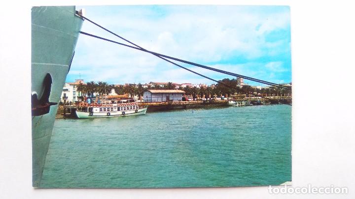 Postales: POSTAL DE CADIZ, PUERTO DE SANTA MARIA. RIO GUADALETE. MUELLE SAN IGNACIO. N 25. ARRIBAS