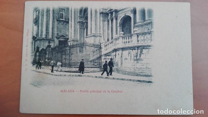 Postales: POSTAL MALAGA N&ordm; 15 PUERTA PRINCIPAL DE LA CATEDRAL EDIC ALVAREZ MORALES ANDALUCIA REV SIN DIVIDIR