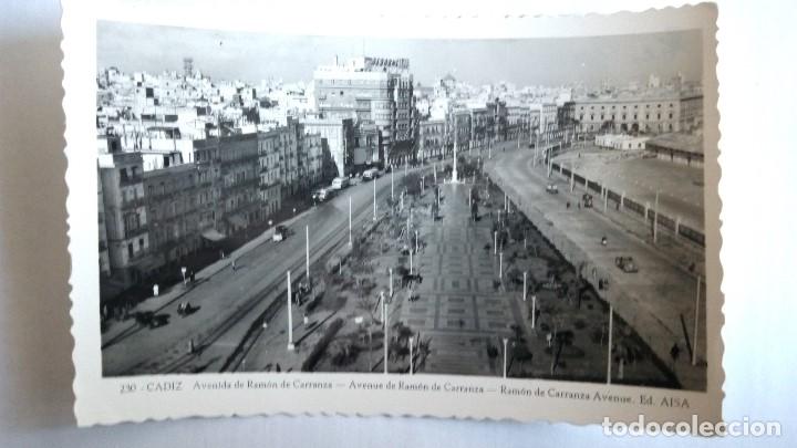 Postales: POSTAL CADIZ AVENIDA DE RAMON DE CARRANZA