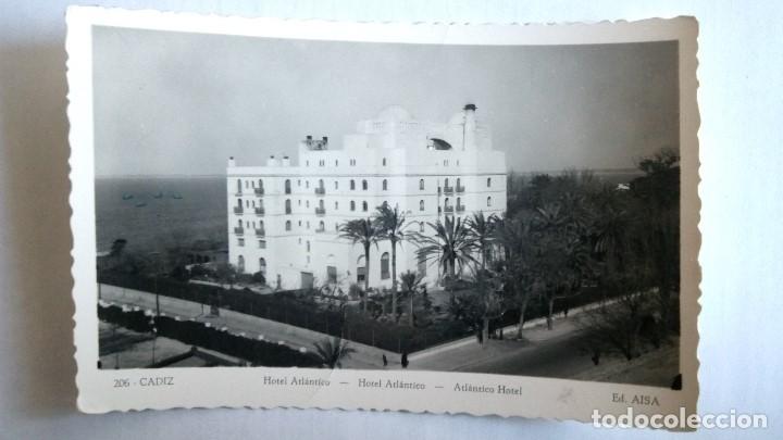 Postales: POSTAL CADIZ HOTEL ATLANTICO
