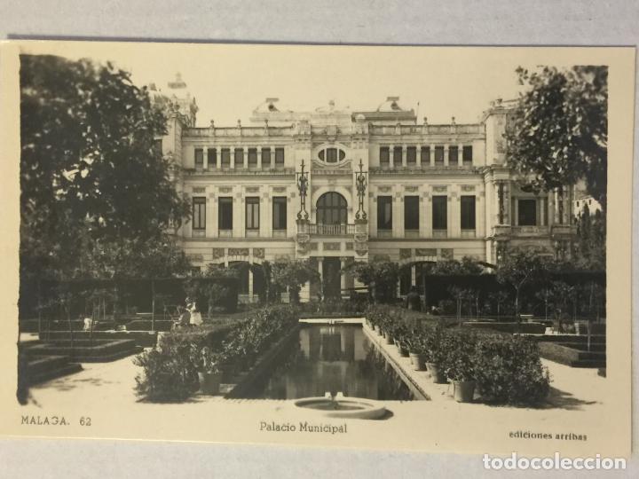 Postales: POSTAL MALAGA. PALACIO MUNICIPAL. ED. ARRIBAS. SIN CIRCULAR.