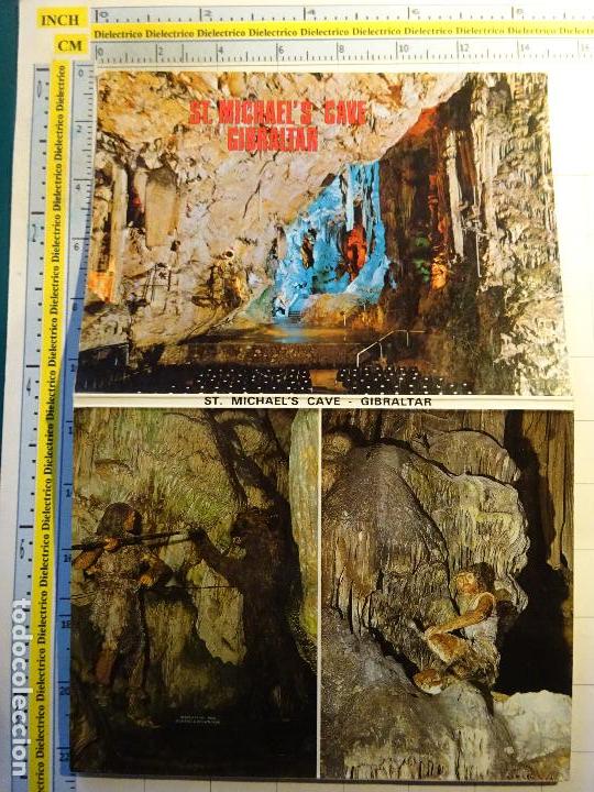 Cartes Postales: 5 POSTALES DE GIBRALTAR. ST. MICHAEL'S CAVE CUEVA. 1510