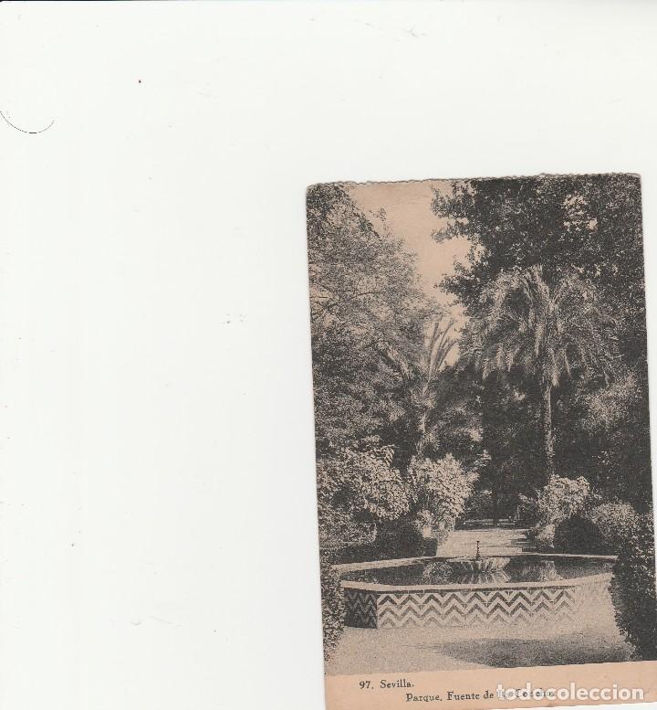 Postcards: POSTAL SEVILLA PARQUE.FUENTE DE LA CONCHA .M.BARREIRO N&ordm; 97 SIN CIRCULAR