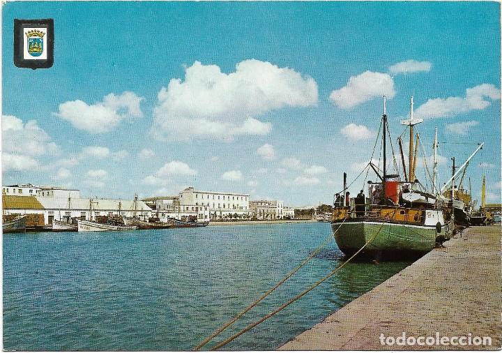 Postales: PUERTO DE SANTA MARIA N&ordm; 2 .- VISTA PARCIAL DEL MUELLE COMERCIAL .- EDI. FISA / SUBIRATS