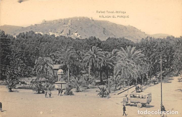 Postales: M&Aacute;LAGA.- EL PARQUE