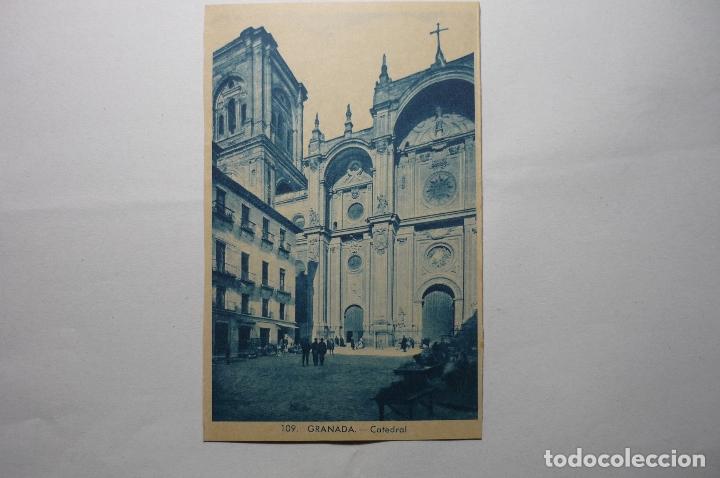 Postales: postal granada catedral  -escrita  cm - Foto 1