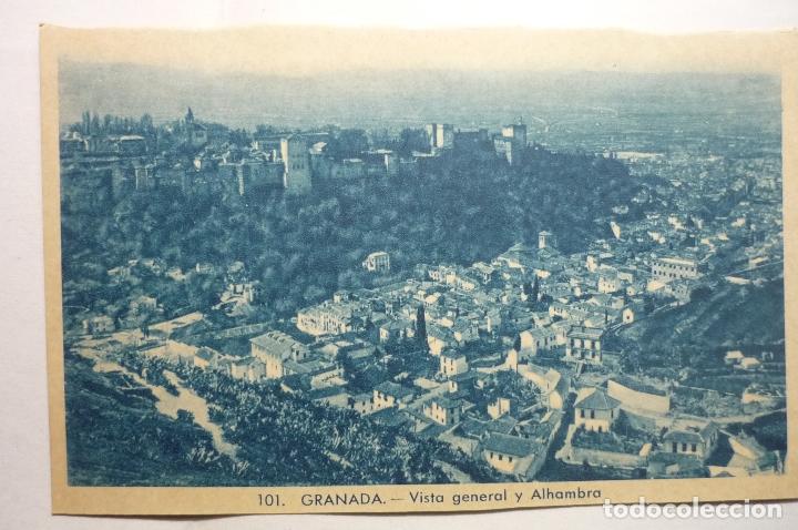 Postales: postal granada .-general y alhambra.-escrita  cm - Foto 1