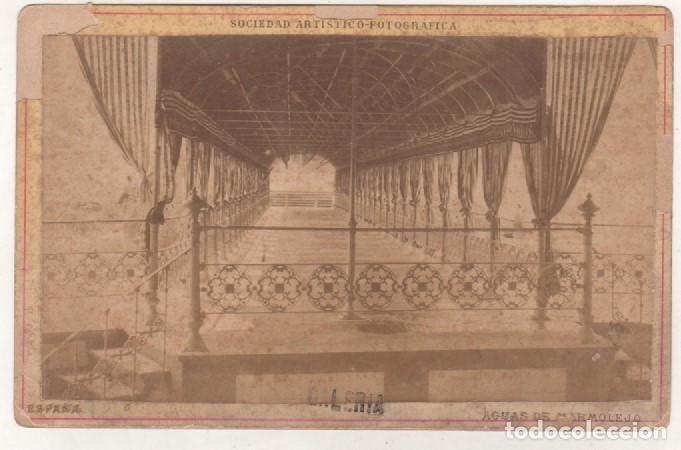 Postales: Fotograf&iacute;a 16,50 x 11 cm Aguas de Mondariz Galer&iacute;a. Albumina Sociedad Art&iacute;stico fotogr&aacute;fica Jaen