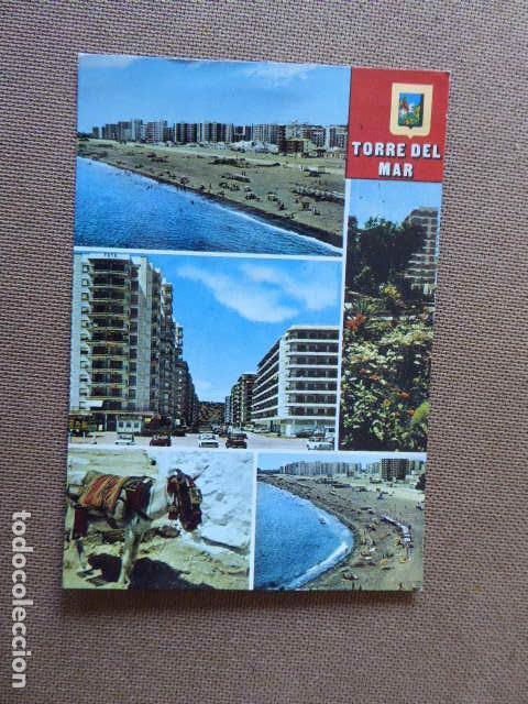 Postales: TORRE DEL MAR. N&ordm; 41. ESCUDO DE ORO. ESCRITA Y CIRCULADO