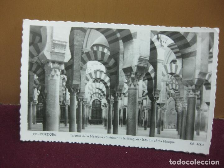 Postales: POSTAL 236 - CORDOBA. INTERIOR DE LA MEZQUITA. ED. AISA.