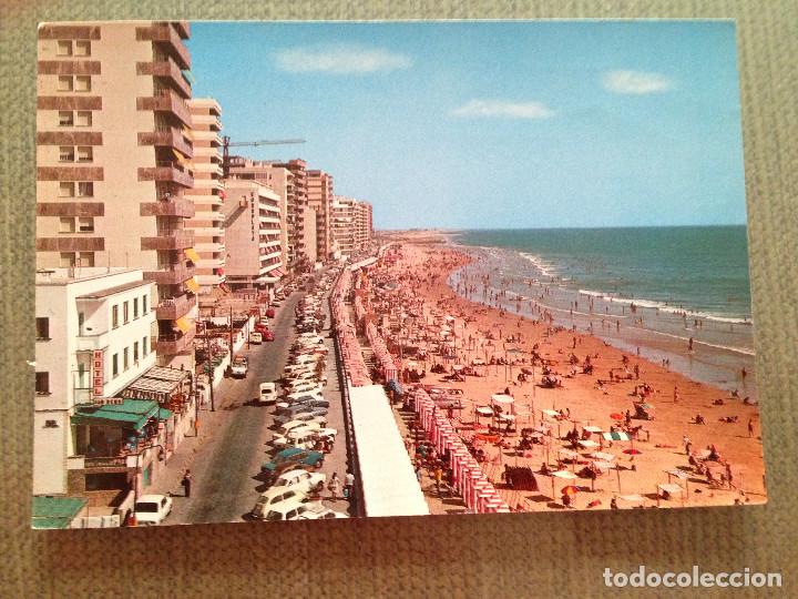 Postales: POSTAL CADIZ PASEO MARITIMO Y PLAYA DE LA VICTORIA