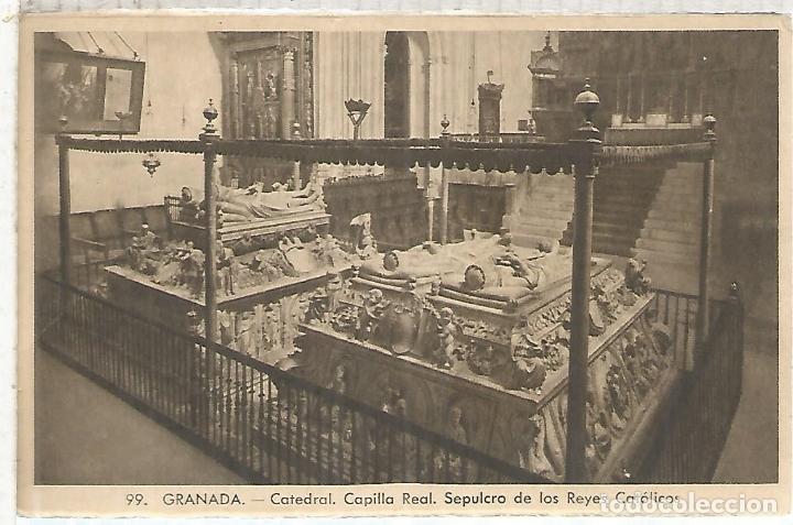 Postales: GRANADA SIN ESCRIBIR CATEDRAL - Foto 1