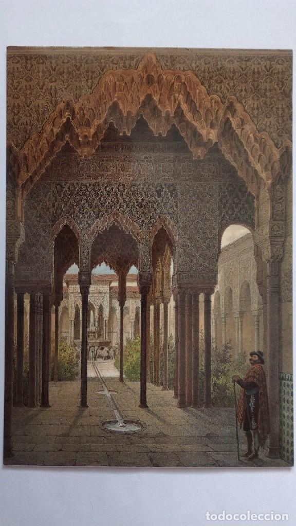 Postales: POSTAL ALHAMBRA, PATIO DE LOS LEONES, TAYLOR, N&ordm; 3, A&Ntilde;O 1988