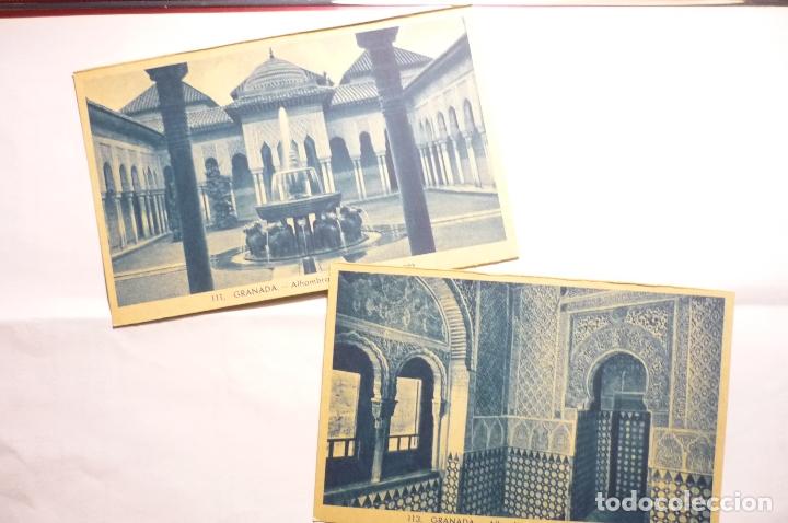 Postales: LOTE POSTALES GRANADA- ALHAMBRA -ESCRITAS  CM