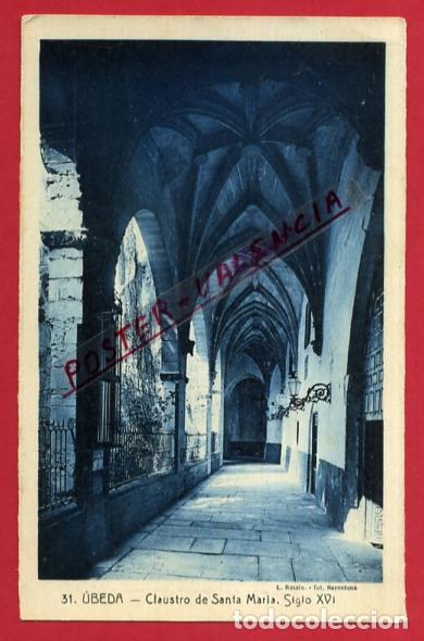 Postales: POSTAL UBEDA, JAEN, CLAUSTRO DE SANTA MARIA, P86762
