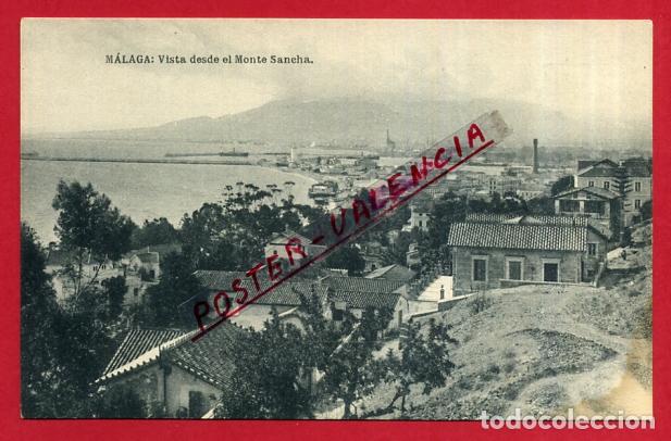 Postales: POSTAL MALAGA, VISTA DESDE EL MONTE SANCHA, P86778