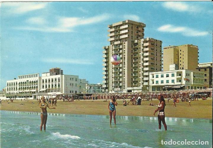 Postales: Postal Cadiz.N&ordm;9571.Playa Victoria.Beascoa.Circulada 1974.