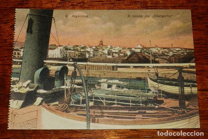 Postcards: POSTAL DE ALGECIRAS. A BORDO DEL MARGARITA. N&ordm; 9. ED.ELEGEBE. SIN CIRCULAR.