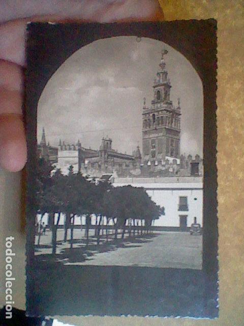 Postales: patio banderas y giralda heliotipia n&ordm; 2 circulada