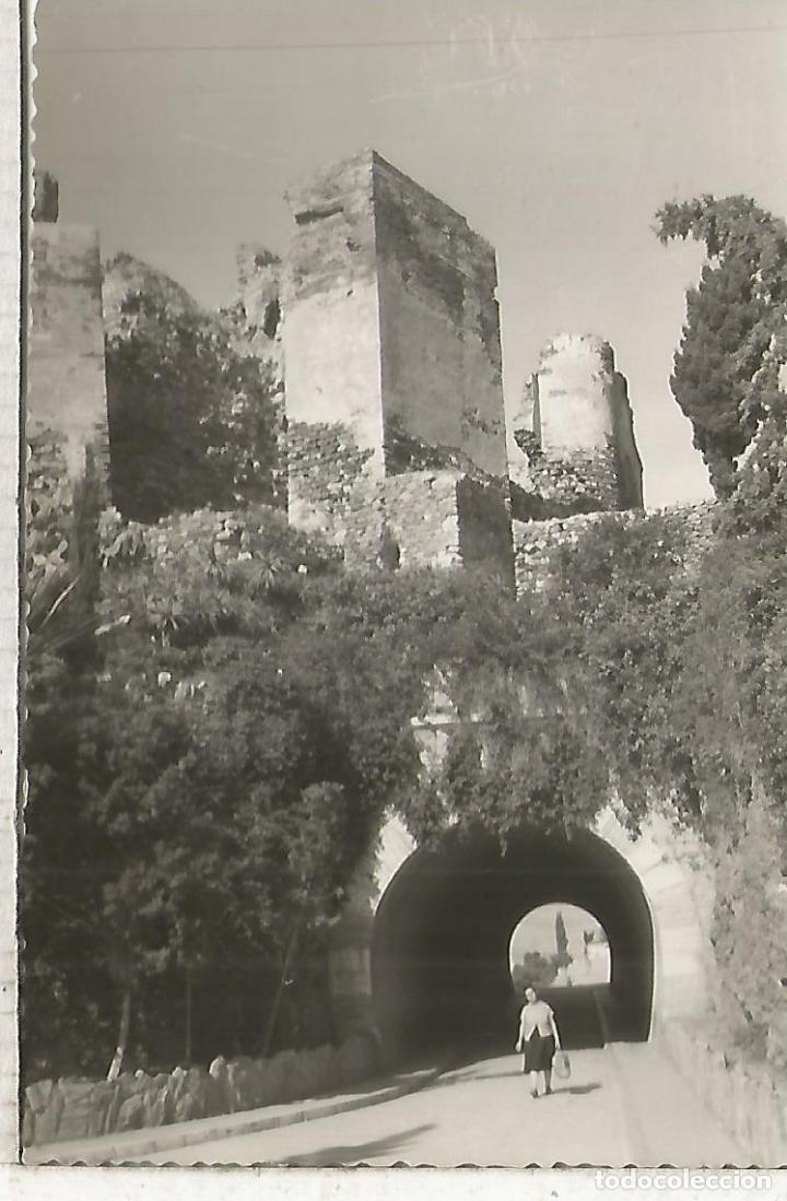 Postales: MALAGA CASTILLO ARABE ESCRITA