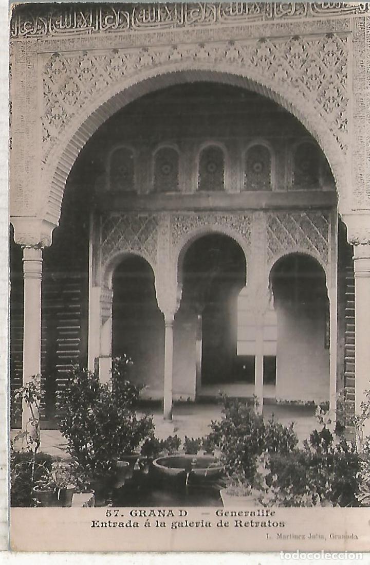 Postales: GRANADA GENERALIFE ESCRITA - Foto 1