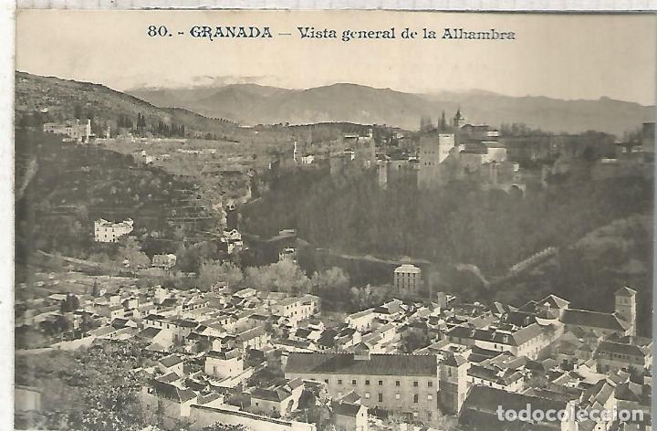 Postales: GRANADA ALHAMBRA ESCRITA - Foto 1