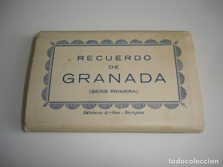 Postales: RECUERDO DE GRANADA (SERIE PRIMERA) 15 VISTAS EDICIONES ARRIBAS