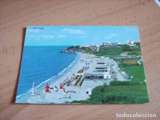 Postales: NERJA ( MALAGA ) PLAYA DE BURRIANA - Foto 1