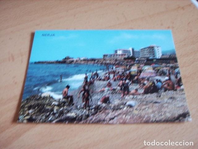 Postales: NERJA ( MALAGA ) PLAYA DE TORRECILLAS - Foto 1