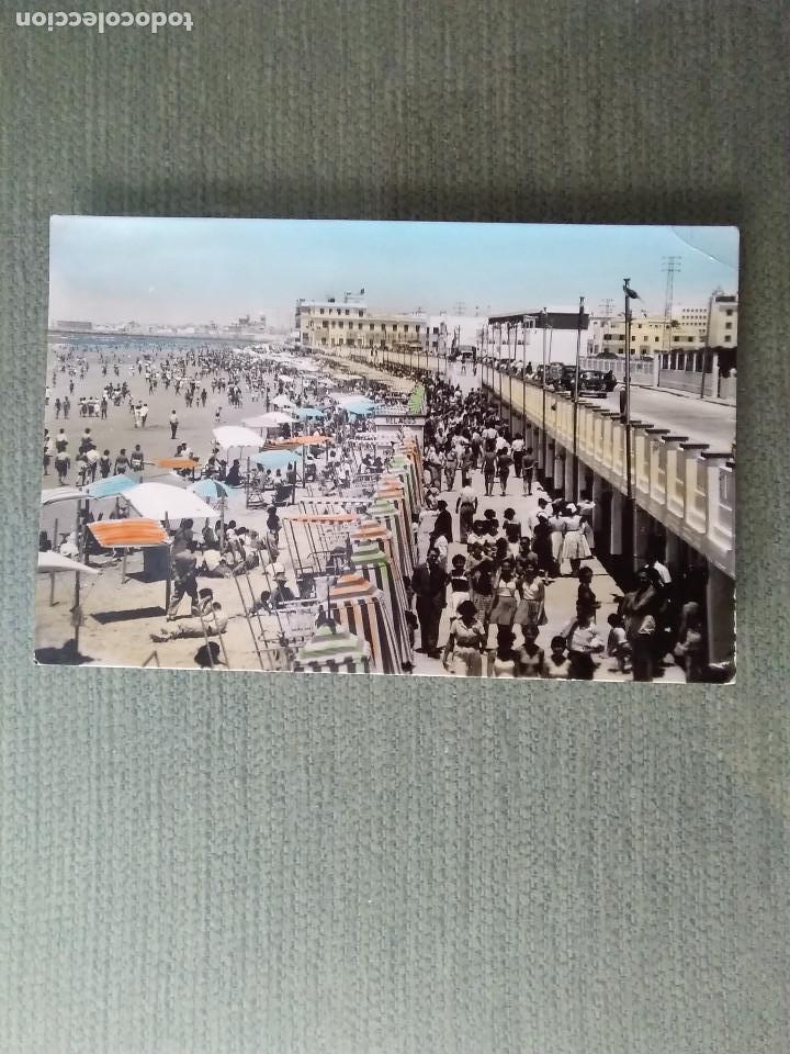 Postales: POSTAL CADIZ PLAYA DE LA VICTORIA