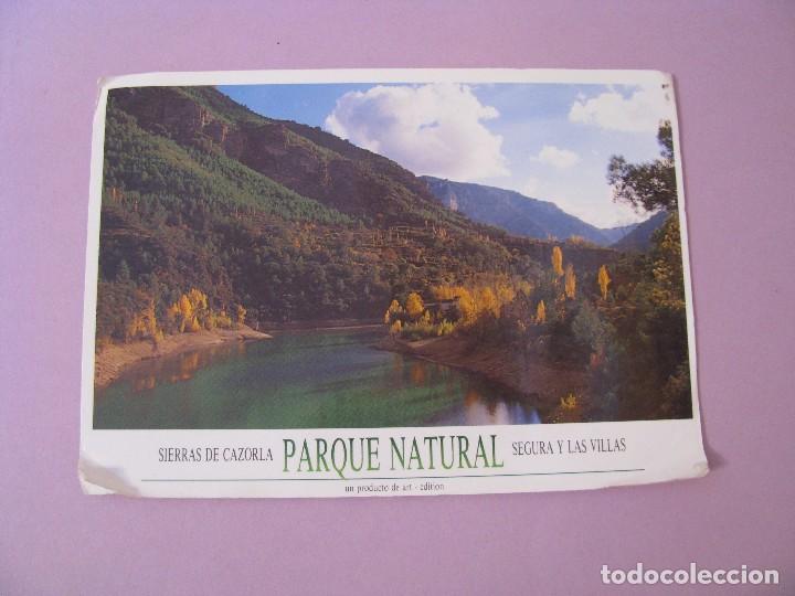 Postales: POSTAL SIERRAS DE CAZORLA PARQUE NATURAL SEGURA Y LAS VILLAS. EMBALSE DE LAS ANCHURAS.