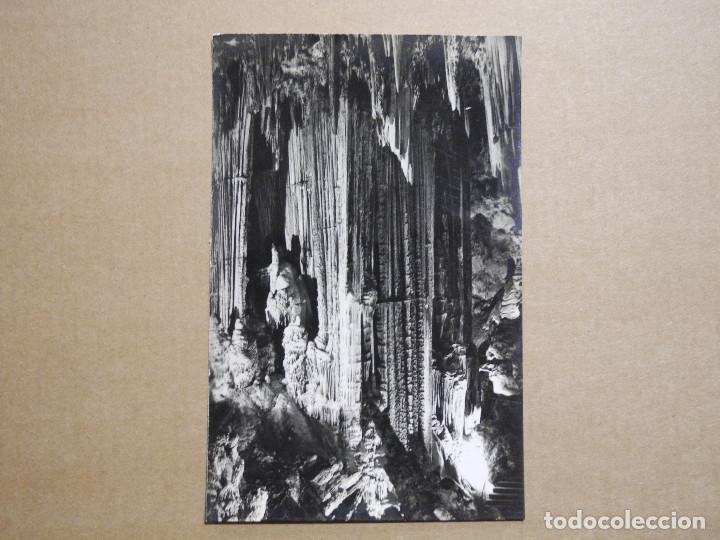 Postales: Cueva de Nerja. Rostro de Pinocho sbre la gran Columna- Som Cerezo. Nueva