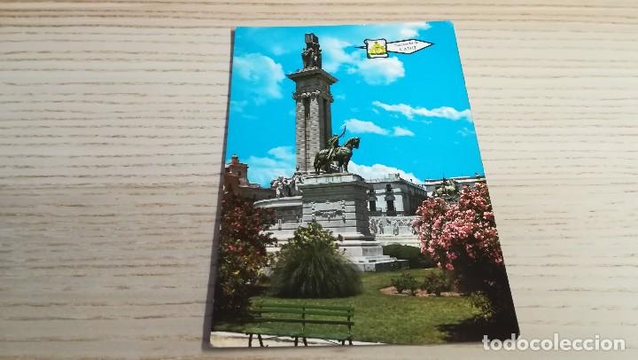 Postales: Postal de Cadiz. Monumento a las Cortes 5195. Ed Pergamino. CIRCULADA