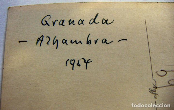 Postales: Foto de La Alhambra Granada 1954 - Foto 2