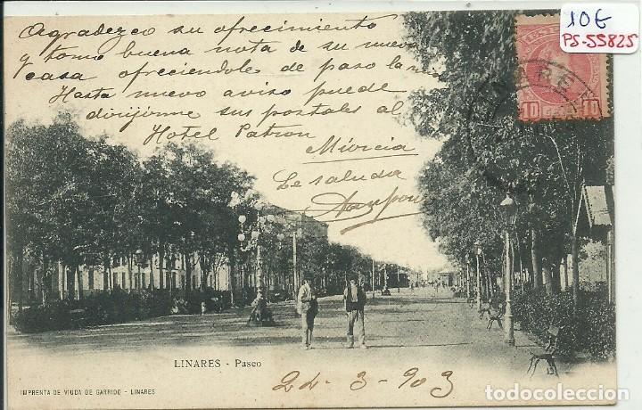 Postales: (PS-55825)POSTAL DE LINARES-PASEO